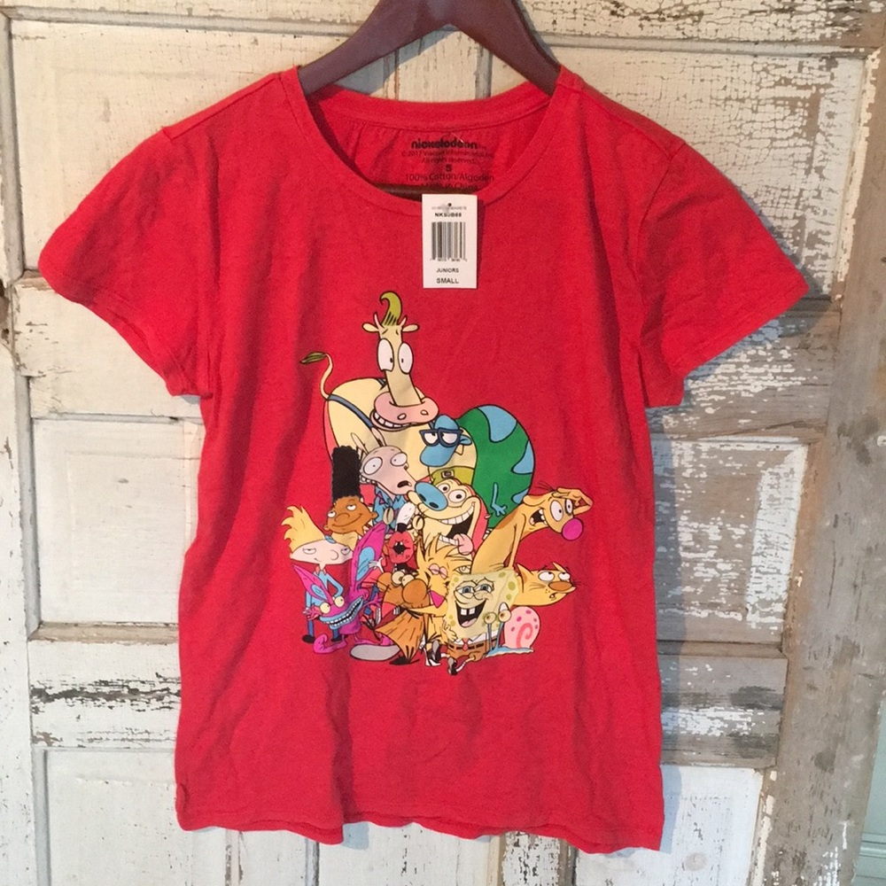 NWT Nickelodeon Cartoons T shirt- Arnold spongebob